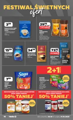 Netto - gazetka promocyjna Gazetka Spożywcza od czwartku 30.10 do piątku 31.10 - strona 16 Netto - gazetka promocyjna Gazetka Spożywcza od czwartku 30.10 do piątku 31.10 - strona 16