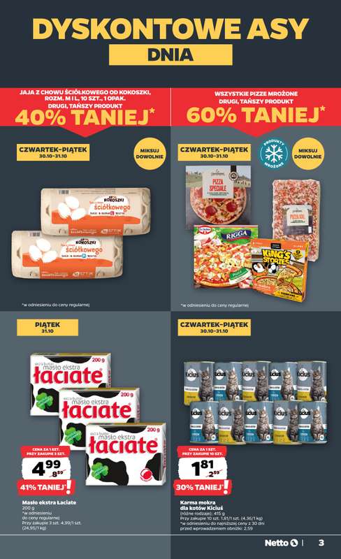 Netto - gazetka promocyjna Gazetka Spo偶ywcza od czwartku 30.10 do pi膮tku 31.10 - strona 3 Netto - gazetka promocyjna Gazetka Spo偶ywcza od czwartku 30.10 do pi膮tku 31.10 - strona 3