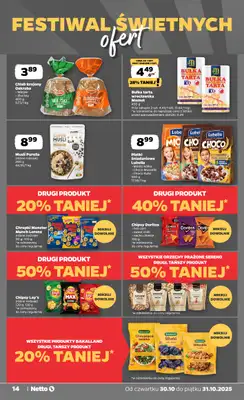 Netto - gazetka promocyjna Gazetka Spożywcza od czwartku 30.10 do piątku 31.10 - strona 14 Netto - gazetka promocyjna Gazetka Spożywcza od czwartku 30.10 do piątku 31.10 - strona 14