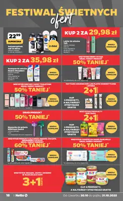 Netto - gazetka promocyjna Gazetka Spożywcza od czwartku 30.10 do piątku 31.10 - strona 18 Netto - gazetka promocyjna Gazetka Spożywcza od czwartku 30.10 do piątku 31.10 - strona 18