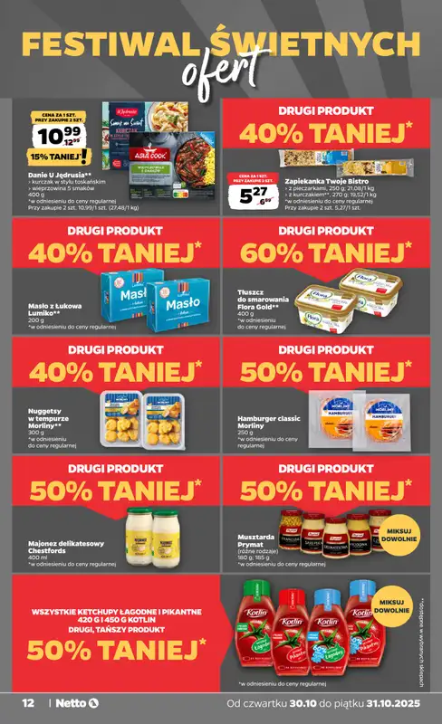 Netto - gazetka promocyjna Gazetka Spożywcza od czwartku 30.10 do piątku 31.10 - strona 12