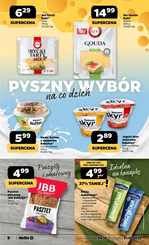 Netto - gazetka promocyjna Gazetka Spożywcza od czwartku 30.10 do piątku 31.10 - strona 8