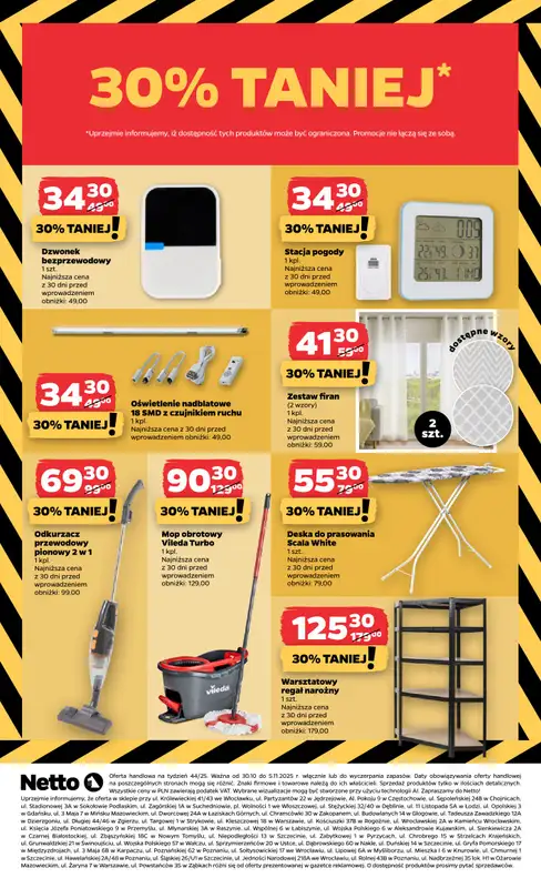 Netto - gazetka promocyjna Gazetka Non Food od czwartku 30.10 do środy 05.11 - strona 8