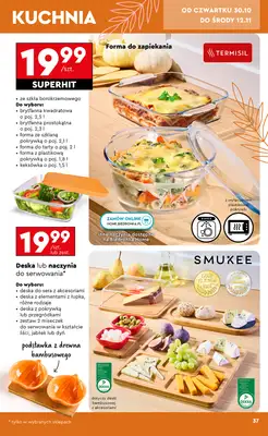 Biedronka - gazetka promocyjna Okazje tygodnia od 27.10 od poniedziałku 27.10 do środy 12.11 - strona 37 Biedronka - gazetka promocyjna Okazje tygodnia od 27.10 od poniedziałku 27.10 do środy 12.11 - strona 37