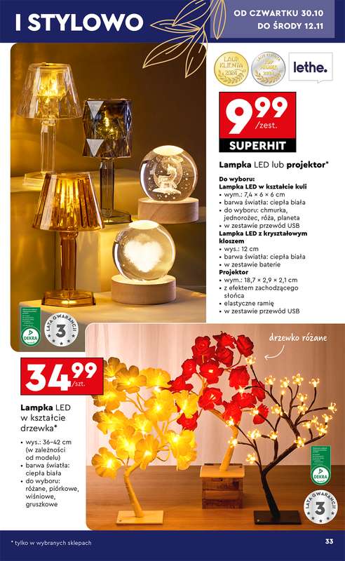 Biedronka - gazetka promocyjna Okazje tygodnia od 27.10 od poniedzia艂ku 27.10 do 艣rody 12.11 - strona 33 Biedronka - gazetka promocyjna Okazje tygodnia od 27.10 od poniedzia艂ku 27.10 do 艣rody 12.11 - strona 33