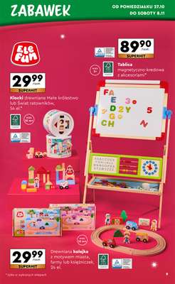 Biedronka - gazetka promocyjna Okazje tygodnia od 27.10 od poniedziałku 27.10 do środy 12.11 - strona 9