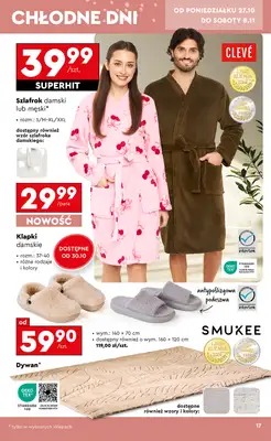 Biedronka - gazetka promocyjna Okazje tygodnia od 27.10 od poniedziałku 27.10 do środy 12.11 - strona 17 Biedronka - gazetka promocyjna Okazje tygodnia od 27.10 od poniedziałku 27.10 do środy 12.11 - strona 17