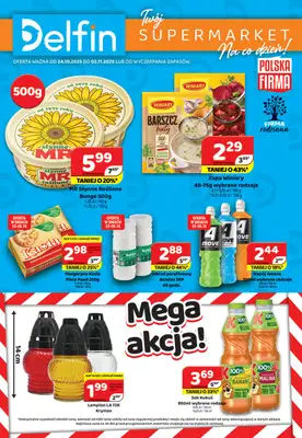 Delfin - gazetka promocyjna Gazetka od piątku 24.10 do niedzieli 02.11 Delfin - gazetka promocyjna Gazetka od piątku 24.10 do niedzieli 02.11