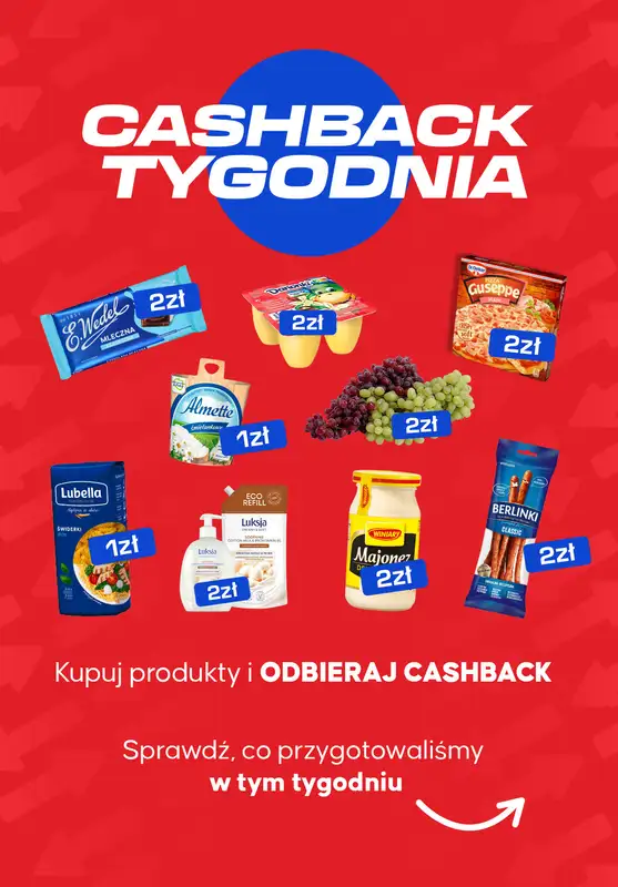 $Kasa wraca - gazetka promocyjna Kupuj produkty i odbieraj zwroty od poniedziałku 27.10 do niedzieli 02.11