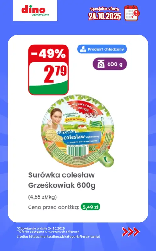 Dino - gazetka promocyjna Specjalna oferta na 24.10.2025 - promocje spoza gazetki   - strona 3