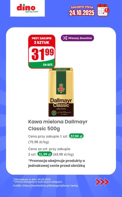 Dino - gazetka promocyjna Specjalna oferta na 24.10.2025 - promocje spoza gazetki od piątku 24.10 do piątku 24.10 - strona 9