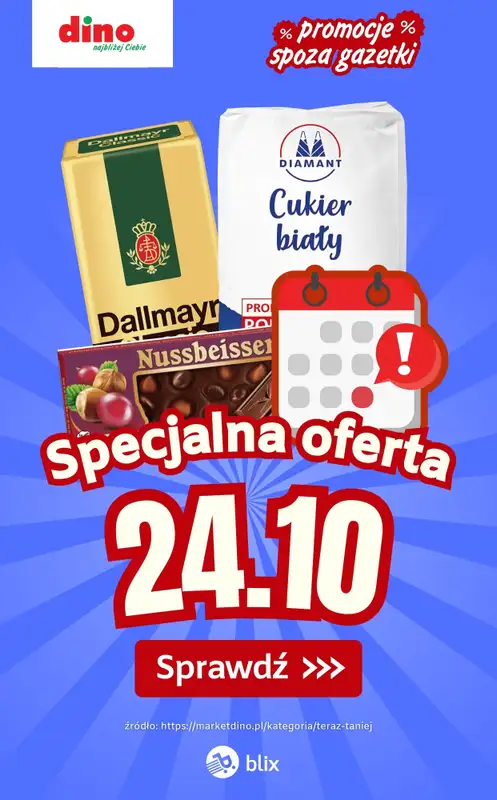 Dino - gazetka promocyjna Specjalna oferta na 24.10.2025 - promocje spoza gazetki  