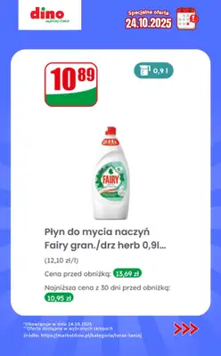 Dino - gazetka promocyjna Specjalna oferta na 24.10.2025 - promocje spoza gazetki od piątku 24.10 do piątku 24.10 - strona 10 Dino - gazetka promocyjna Specjalna oferta na 24.10.2025 - promocje spoza gazetki od piątku 24.10 do piątku 24.10 - strona 10