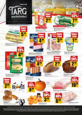Supeco - gazetka promocyjna Targ świeżości od wtorku 28.10 do poniedziałku 03.11