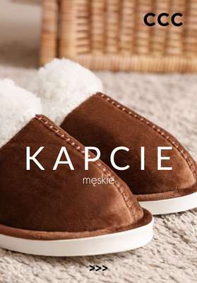 CCC - gazetka promocyjna Kapcie męskie od 69,99 zł od soboty 25.10 