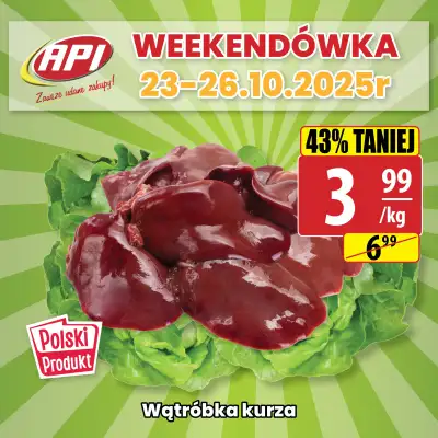 API Market - gazetka promocyjna Weekendówka od piątku 24.10 do niedzieli 26.10 - strona 4 API Market - gazetka promocyjna Weekendówka od piątku 24.10 do niedzieli 26.10 - strona 4