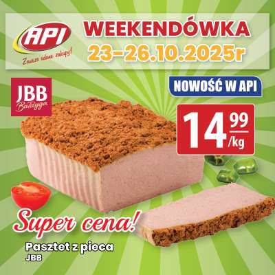 API Market - gazetka promocyjna Weekendówka od piątku 24.10 do niedzieli 26.10