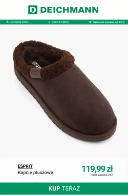 Deichmann - gazetka promocyjna Ciepłe kapcie damskie od 39,99 zł od soboty 25.10  - strona 3 Deichmann - gazetka promocyjna Ciepłe kapcie damskie od 39,99 zł od soboty 25.10  - strona 3