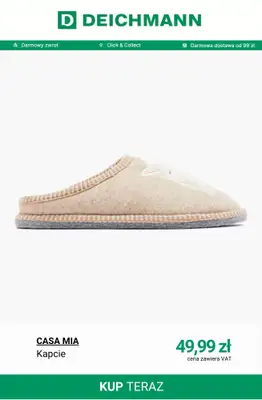 Deichmann - gazetka promocyjna Ciepłe kapcie damskie od 39,99 zł od soboty 25.10  - strona 6 Deichmann - gazetka promocyjna Ciepłe kapcie damskie od 39,99 zł od soboty 25.10  - strona 6
