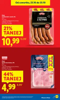 Lidl - gazetka promocyjna Oferta od czwartku od czwartku 23.10 do soboty 25.10 - strona 5 Lidl - gazetka promocyjna Oferta od czwartku od czwartku 23.10 do soboty 25.10 - strona 5