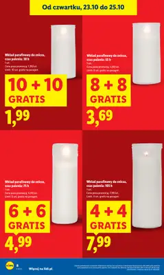 Lidl - gazetka promocyjna Oferta od czwartku od czwartku 23.10 do soboty 25.10 - strona 8 Lidl - gazetka promocyjna Oferta od czwartku od czwartku 23.10 do soboty 25.10 - strona 8
