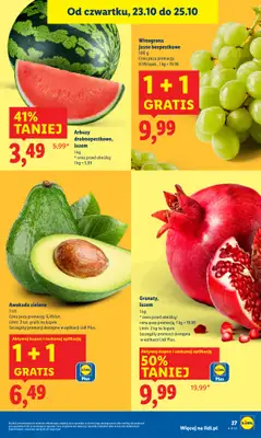 Lidl - gazetka promocyjna Oferta od czwartku od czwartku 23.10 do soboty 25.10 - strona 33 Lidl - gazetka promocyjna Oferta od czwartku od czwartku 23.10 do soboty 25.10 - strona 33