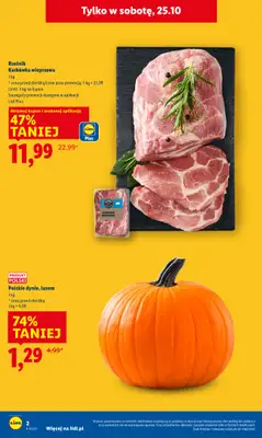 Lidl - gazetka promocyjna Oferta od czwartku od czwartku 23.10 do soboty 25.10 - strona 2 Lidl - gazetka promocyjna Oferta od czwartku od czwartku 23.10 do soboty 25.10 - strona 2