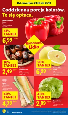 Lidl - gazetka promocyjna Oferta od czwartku od czwartku 23.10 do soboty 25.10 - strona 32 Lidl - gazetka promocyjna Oferta od czwartku od czwartku 23.10 do soboty 25.10 - strona 32