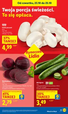 Lidl - gazetka promocyjna Oferta od czwartku od czwartku 23.10 do soboty 25.10 - strona 31 Lidl - gazetka promocyjna Oferta od czwartku od czwartku 23.10 do soboty 25.10 - strona 31
