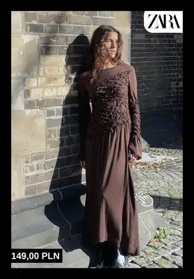 Zara - gazetka promocyjna Sukienki na sezon jesień–zima od piątku 24.10  - strona 6
