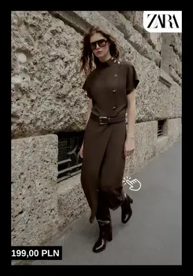 Zara - gazetka promocyjna Sukienki na sezon jesień–zima od piątku 24.10  - strona 8