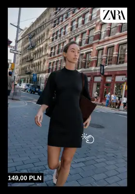 Zara - gazetka promocyjna Sukienki na sezon jesień–zima od piątku 24.10  - strona 4