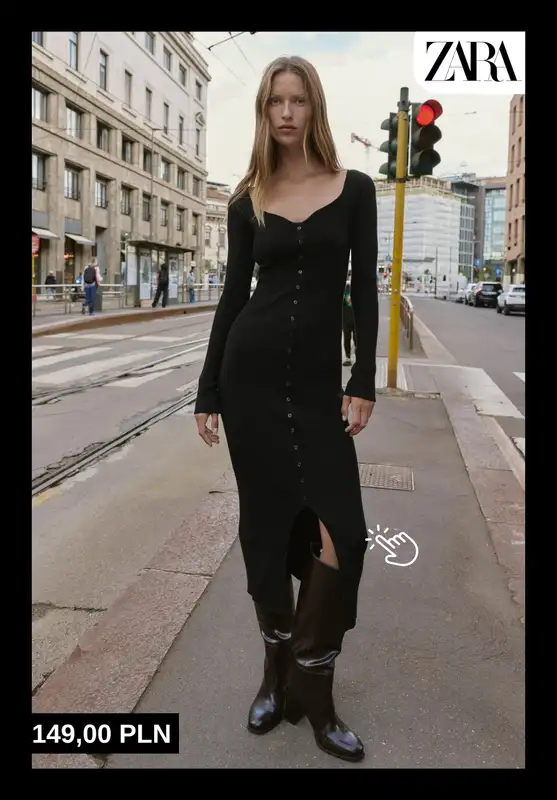 Zara - gazetka promocyjna Sukienki na sezon jesień–zima   - strona 3