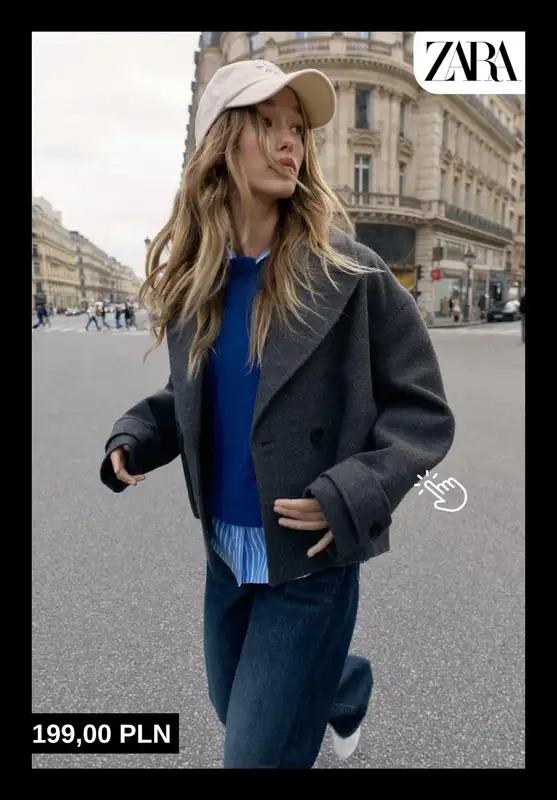 Zara - gazetka promocyjna Ciepłe i stylowe płaszcze dla niej od soboty 25.10  - strona 6