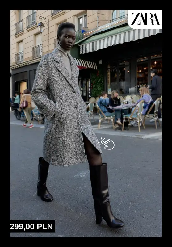 Zara - gazetka promocyjna Ciepłe i stylowe płaszcze dla niej od soboty 25.10  - strona 7