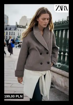 Zara - gazetka promocyjna Ciepłe i stylowe płaszcze dla niej od soboty 25.10  - strona 3 Zara - gazetka promocyjna Ciepłe i stylowe płaszcze dla niej od soboty 25.10  - strona 3