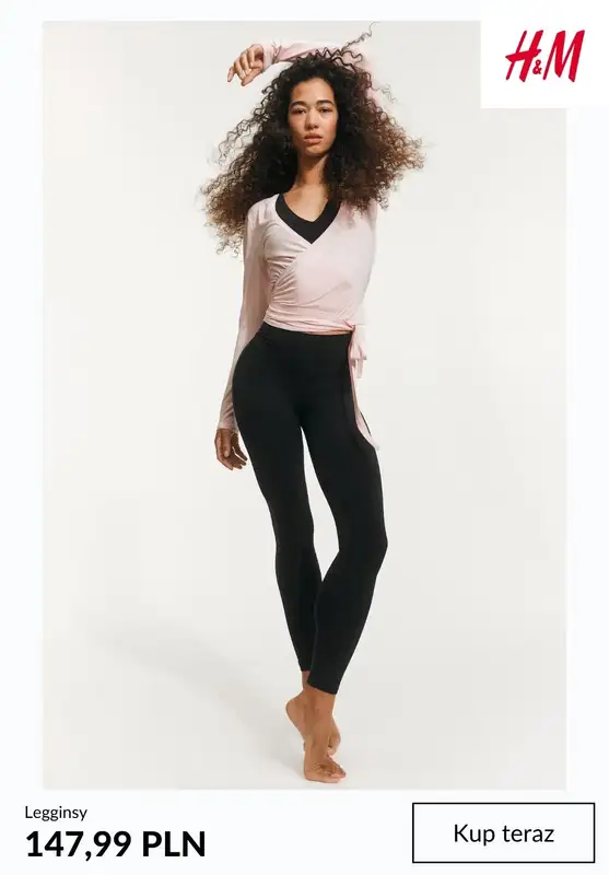 H&M - gazetka promocyjna LEGGINSY sportowe od 79,99 PLN od piątku 24.10  - strona 4