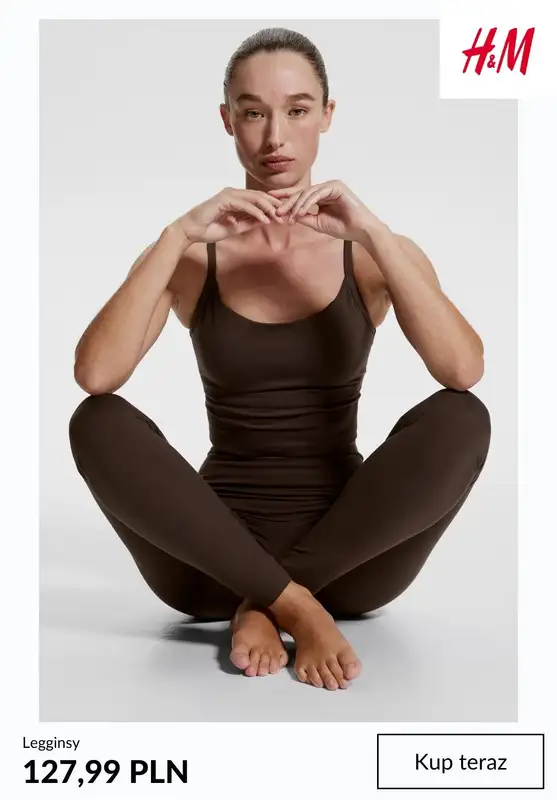 H&M - gazetka promocyjna LEGGINSY sportowe od 79,99 PLN   - strona 3
