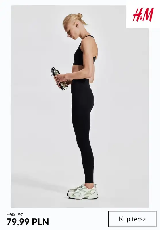 H&M - gazetka promocyjna LEGGINSY sportowe od 79,99 PLN   - strona 2