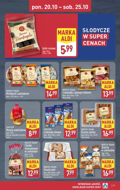 Aldi - gazetka promocyjna Pełny katalog! od poniedziałku 20.10 do soboty 25.10 - strona 19