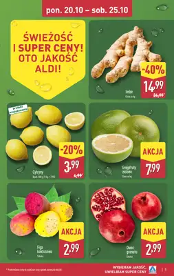 Aldi - gazetka promocyjna Pełny katalog! od poniedziałku 20.10 do soboty 25.10 - strona 5 Aldi - gazetka promocyjna Pełny katalog! od poniedziałku 20.10 do soboty 25.10 - strona 5