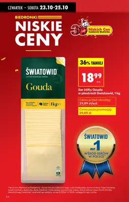 Biedronka - gazetka promocyjna Od czwartku od czwartku 23.10 do środy 29.10 - strona 6 Biedronka - gazetka promocyjna Od czwartku od czwartku 23.10 do środy 29.10 - strona 6