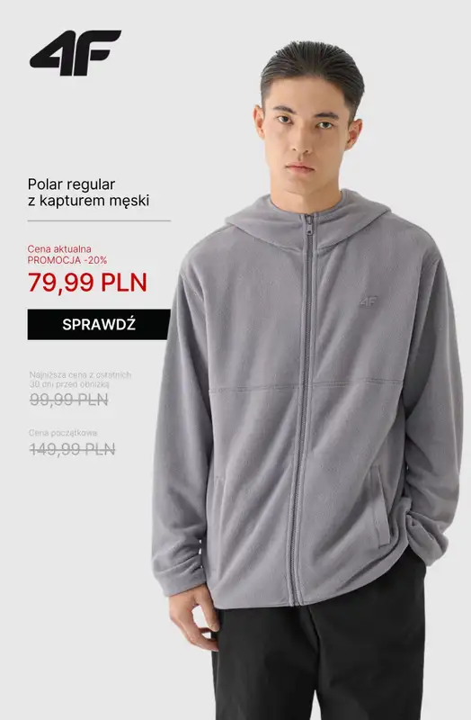 4F - gazetka promocyjna Kolekcja Outdoor – ciepło i komfort na chłodne dni   - strona 3