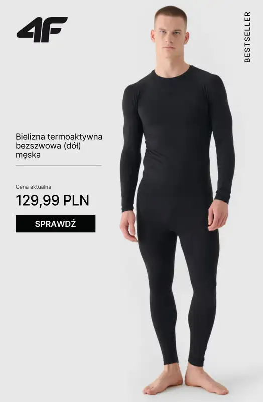 4F - gazetka promocyjna Kolekcja Outdoor – ciepło i komfort na chłodne dni od piątku 24.10  - strona 8