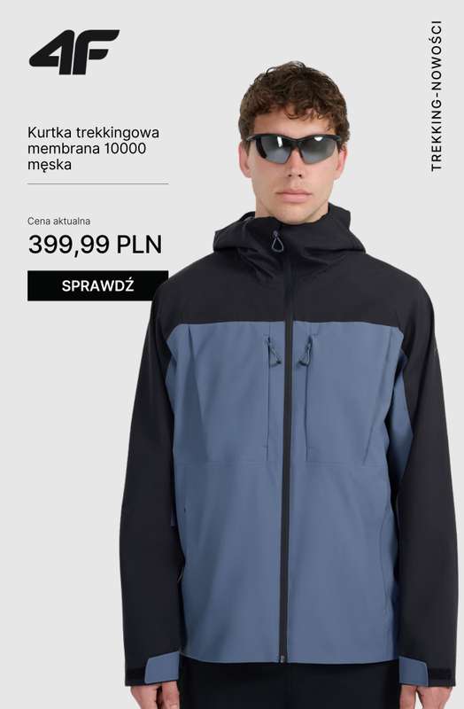 4F - gazetka promocyjna Kolekcja Outdoor – ciepło i komfort na chłodne dni od piątku 24.10  - strona 10