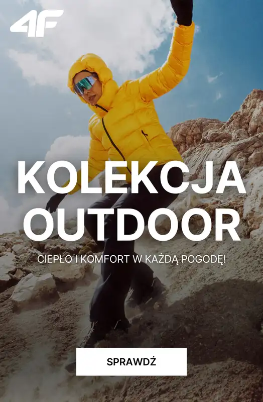 4F - gazetka promocyjna Kolekcja Outdoor – ciepło i komfort na chłodne dni od piątku 24.10 