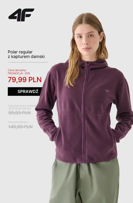 4F - gazetka promocyjna Kolekcja Outdoor – ciepło i komfort na chłodne dni   - strona 2