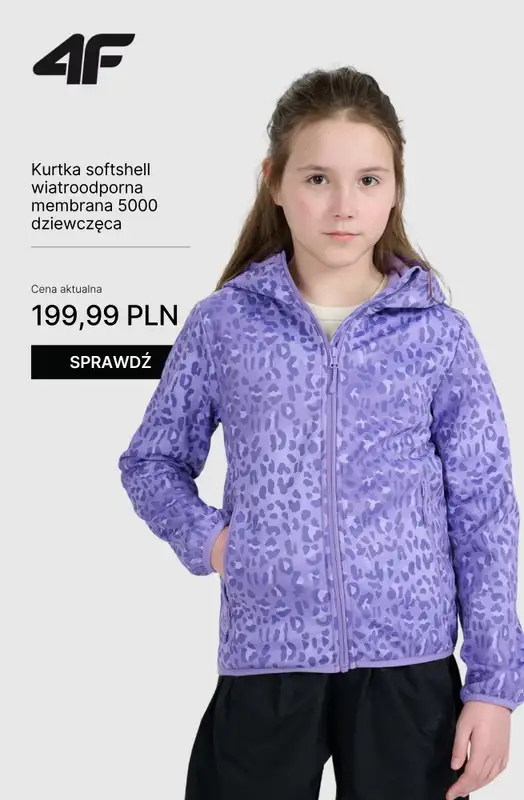 4F - gazetka promocyjna Kolekcja Outdoor – ciepło i komfort na chłodne dni od piątku 24.10  - strona 15