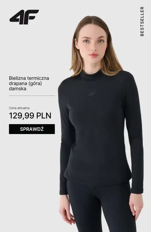 4F - gazetka promocyjna Kolekcja Outdoor – ciepło i komfort na chłodne dni od piątku 24.10  - strona 4