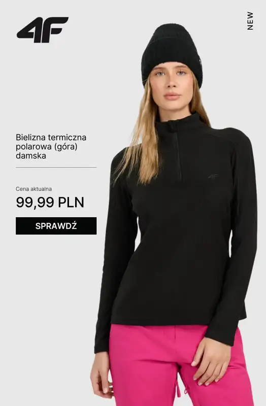 4F - gazetka promocyjna Kolekcja Outdoor – ciepło i komfort na chłodne dni od piątku 24.10  - strona 5